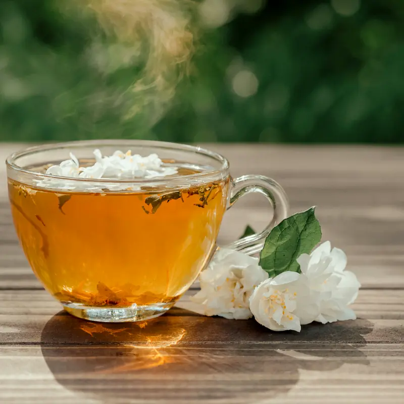 The steam rising from your morning tea can symbolise the intention for your day